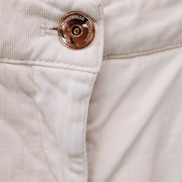 Brunello Cucinelli Cream Tapered Jeans - Picture 9 of 15